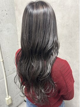 ルノン(LUNON) 暗めカラーグランマッシュデザインカラーフェイスフレーミング