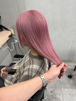 ギークス(GEEKS)&nbsp;【GEEKS渋谷】ハイトーン/ピンク/ケアブリーチ/秋カラー/透明感