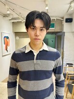 ローレン(LOREN)&nbsp;ベリーショート/ダークアッシュ/ニュアンスパーマ/韓国マッシュ