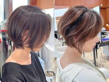 エイトオオブ(EIGHT OBU)の雰囲気（EIGHT OBUのデザインカットは再現性が高く、ショートカットが◎）