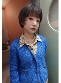 ナチュラルブラウン ショートヘア