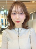 くびれヘア*ミディアムヘア*顔周り*ミディアムレイヤーカット