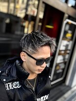 バーバーブロス(BAR BER bro's)&nbsp;浦安/メンズ/ホワイトメッシュ/ツイストパーマ