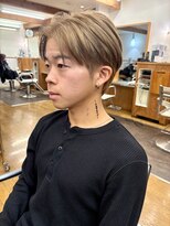 ラパンセベージュ(LA PENSEE BEIGE)&nbsp;LAPENSEE 水野　メンズ　ブリーチカラー