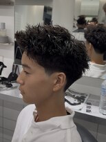 グルーマーズクレッジ 渋谷店(GROOMER/S CREDGE)&nbsp;テーパーウォーリアカット　スパイキーショート