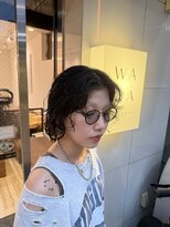 ワワ ヘアサロン 高円寺店(WAWA HAIR SALON) くるっと動くカールが可愛いボブパーマ