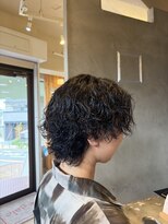 ヘアーリゾートレガロ 八尾店(Hair Resort regalo)&nbsp;八尾／黒髪ウルフのゆるやかウェーブ