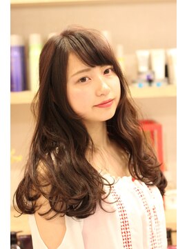 コロール (COROLLE) 黒髪ワンレングスは質感をコントロールして柔らかく♪