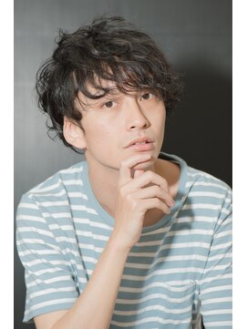 ラッズプラスエイチ(Lads+h) ★メンズ暗髪セクシーパーマ★