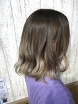 アンク クロス 関内店&nbsp;グレージュハイライトグラデーション　【mifuyu】