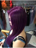 ヘアカラーパープルTRICKstyle!
