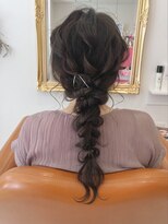 ヘアーサロン シム(hair salon Cime)&nbsp;編みおろしアレンジ【Cime】