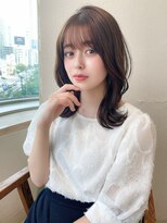 アフロート ディル(AFLOAT D'L)&nbsp;eri ヨシンモリ エギョモリ 韓国ヘアシースルーバングミディアム