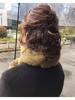 フロート 小阪店(float)&nbsp;アレンジ_エアリーミディ 黒髪 ホワイトアッシュ