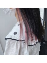 ヘアスタジオ アルス 御池店(hair Studio A.R.S) うすピンクインナーカラー