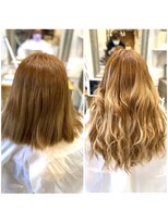 ヘアーサロン ポラリス(POLARIS)&nbsp;【ゼロエクステ】 長さ出しバレイヤージュ風