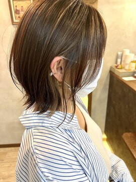 イロバイルポポル(iro...by rupopolu) 【iro...by rupopolu】おしゃれハイライトボブ