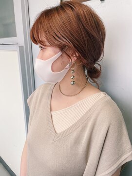 イオエ(ioe) 黒髪/ボブルフ/ネビージュ/小顔/ワンレン/髪質改善/グレージュ