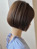 ロンドポレール 北千住(Lond polaire)&nbsp;【米倉かずひさ】ミニボブ　シルエット美人　ペールベージュ