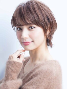 クラッチ トリートメント アンド ヘッドスパ 江坂(CLUTCH) 大人可愛い小顔美髪ツヤ感前下がりショートボブ丸みショートA3