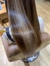 ［夏季オススメ］髪の強度回復カラー+カット+4stepトリートメント￥9900
