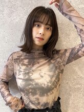 アース 三軒茶屋店(HAIR&MAKE EARTH) 三軒茶屋_レディース_セミロング_レイヤー_顔まわり_外ハネ_ボブ