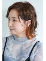 サロン マーニ(salon m ni)&nbsp;クセ毛×ボブ×インナーカラー