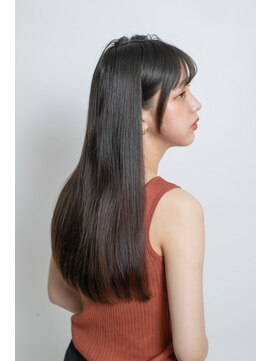 リアン バイ プロデュース 永山店(Lien by Produce) うる艶ロングストレート×髪質改善トリートメント 前髪カット#3