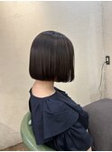 mini bob 担当:ばば/ミニボブ/ショートボブ/パツっとボブ/ツヤ髪