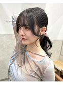 大人可愛い20代30代40代小顔後れ毛顔周りくびれレイヤーカット