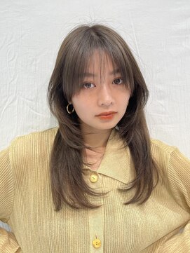 ラボヌールヘアーリアン 川越店(La Bonheur hair Lien) くすみカラー×顔まわりレイヤー