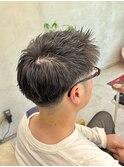 メンズ刈り上げツーブロック短髪スタイルメンズカット