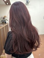 パークレーン アイス イヴェン(park lane ICI yeven)&nbsp;ブリーチなしダブルカラー カシスピンク ピンクブラウン/momoka