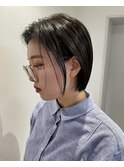 【井上】ボブヘイリーボブぱっつとボブ癖毛ストレート縮毛矯正