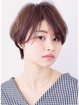 アイスバーグ ウェスト 清澄白河(eyesburg W/est) マロンベージュ小顔ナチュラルショートボブ