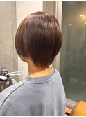 20代30代40代大人可愛いショートカットくびれヘア艶カラー