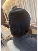 ツヤ感がポイント！ワンレンベースでつくるまとまり◎大人ボブ