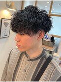 佐藤　波巻き×ツイストスパイラルパーマ☆