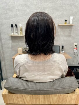 睡蓮 平井店 5歳若返る、髪と地肌にやさしいケアカラー[髪質改善/白髪染め]