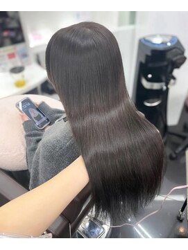 ミシェリー 新宿店(misherry) 大人シックダークブラック似合わせカット地毛風ストレート