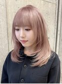 ハイトーンミルクティーグレージュ明るめアッシュベージュ2030代