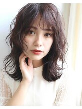 ロッソ ヘアアンドスパ 六町店(Rosso Hair&SPA) コテ巻き風パーマ