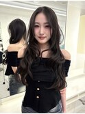 シアーグレージュ×レイヤースタイル
