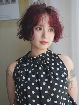 バイブ(Vibe) レッドカラーボブ