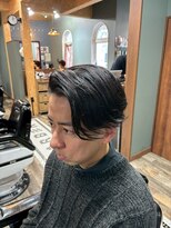 スタンドバーバー 柏(STAND BARBER)&nbsp;MEN’S HAIR/サーフカール/刈り上げセンターパート/柏