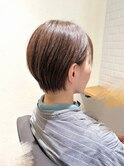 30代/40代/50代 自髪ぼかしカラー × ショートスタイル