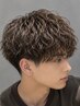 メンズカット＋各種パーマ＋カラー ￥18,000 #上前津#メンズパーマ#ウルフ
