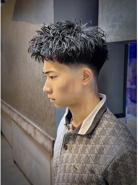 宮崎理容院 オークス店  スパイキーショートパーマ