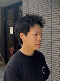 スパイキーショートアクティブショートルーズショートピンパーマ