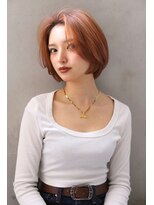 ロゼ 鳳(ROSE)&nbsp;【ROSE】大人ボブ＿ハイトーンカラー＿レイヤーボブ
